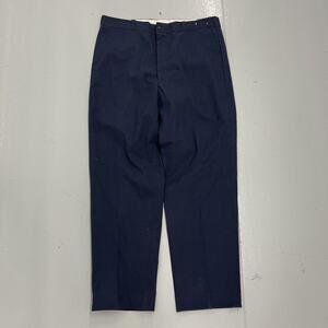 Vintage 60s Sears Blue Sanforized Workwear Chinos 38x30
